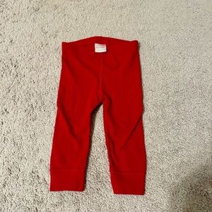 18-24 months Hanna Andersson red ribbed cropped pants